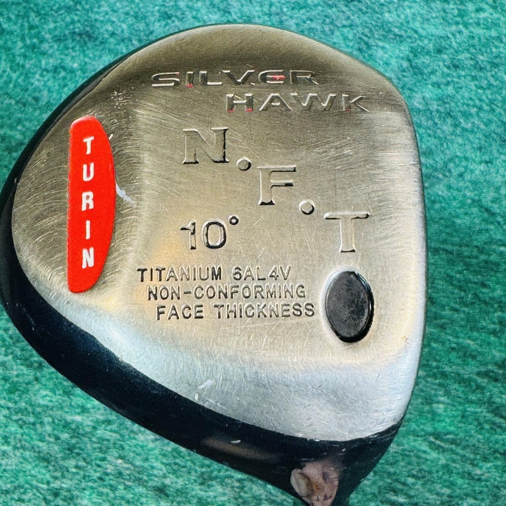 Silver Hawk N.F.T Driver 10° Mens RH Strata-Flex FT Gold R-Flex Golf Club USA